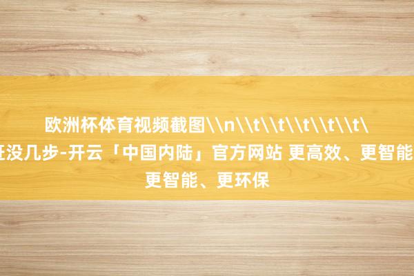 欧洲杯体育视频截图\n\t\t\t\t\t\t\t追赶没几步-开云「中国内陆」官方网站 更高效、更智能、更环保